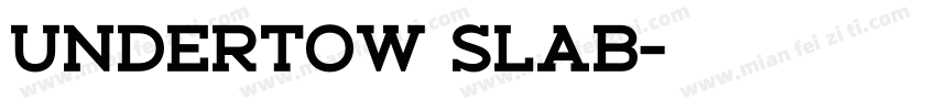 Undertow Slab字体转换